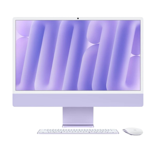 Mac 24" M4 Stříbrná zadní a přední strana